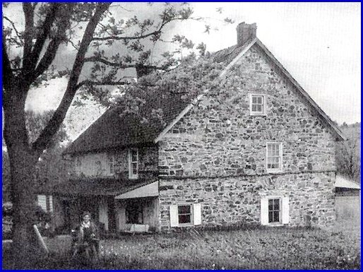 Old Picture of the Schultz House in Springettsbury Township (From Historic York web site)